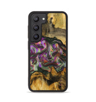 Galaxy S23 Wood+Resin Phone Case - Erik (Green, 703827)