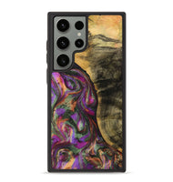 Galaxy S23 Ultra Wood+Resin Phone Case - Jeffery (Green, 703831)
