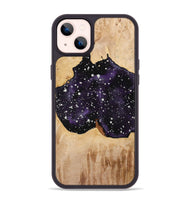 iPhone 14 Plus Wood+Resin Phone Case - Archie (Cosmos, 703904)