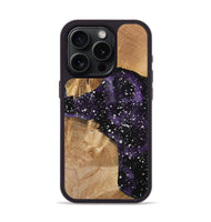 iPhone 15 Pro Wood+Resin Phone Case - Charlotte (Cosmos, 703909)