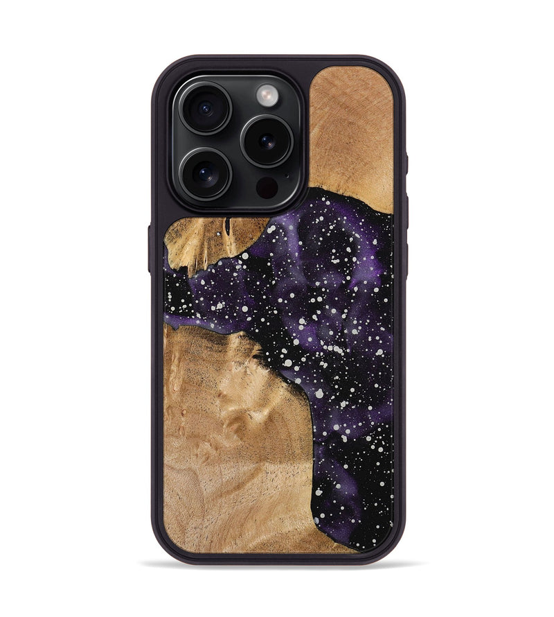 iPhone 15 Pro Wood+Resin Phone Case - Charlotte (Cosmos, 703909)