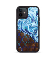 iPhone 12 Wood+Resin Phone Case - Niko (Pattern, 703946)