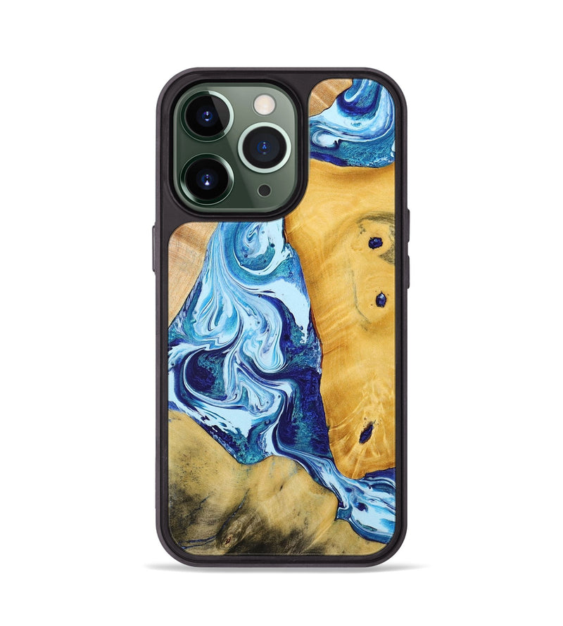 iPhone 13 Pro Wood+Resin Phone Case - Celia (Mosaic, 703953)