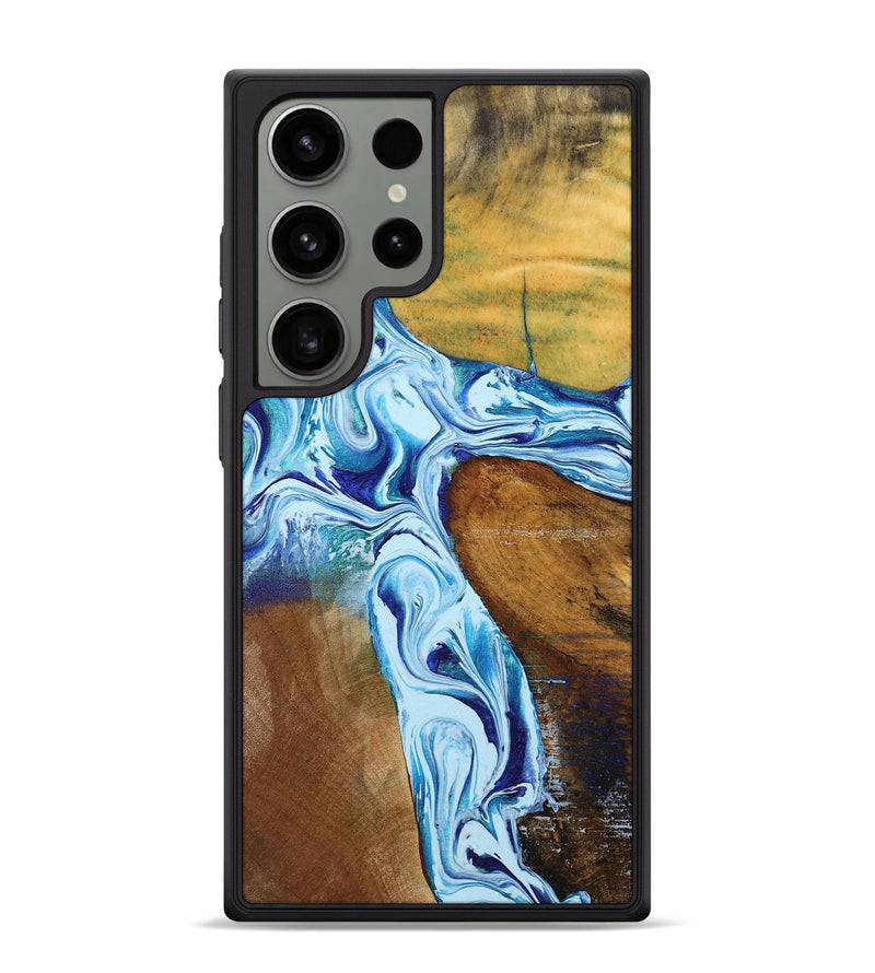Galaxy S24 Ultra Wood+Resin Phone Case - Susan (Mosaic, 703958)