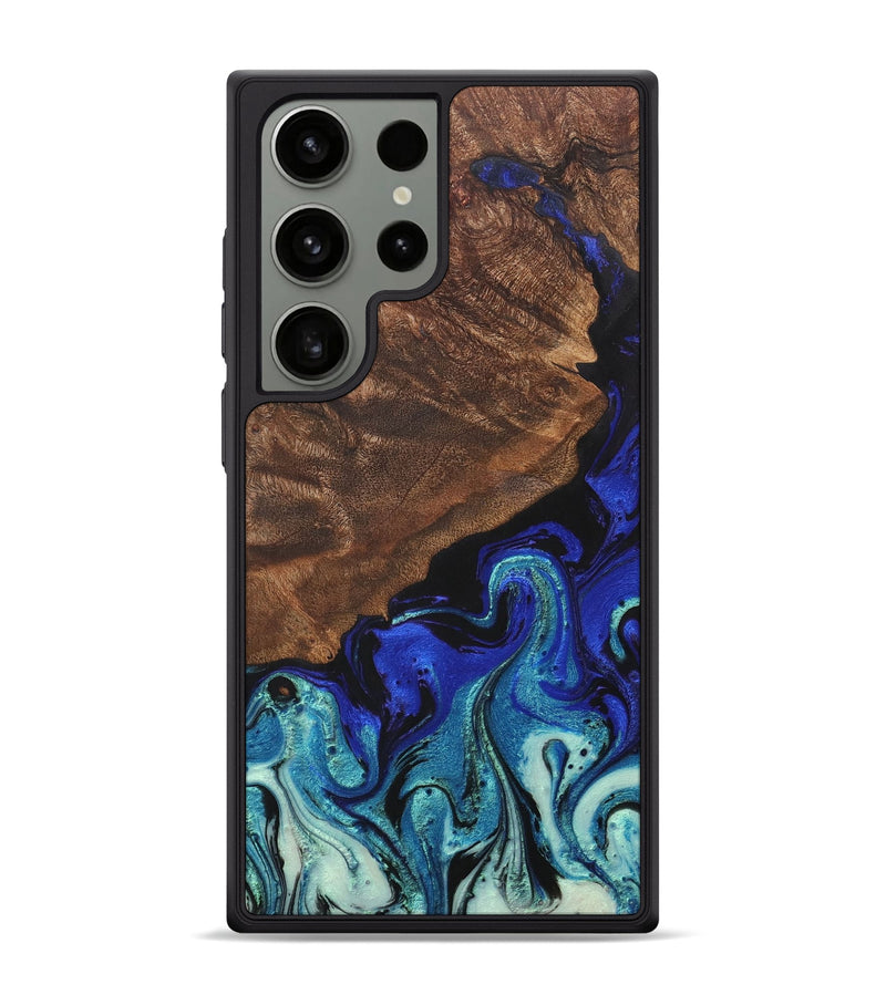 Galaxy S24 Ultra Wood+Resin Phone Case - Toby (Ombre, 704025)
