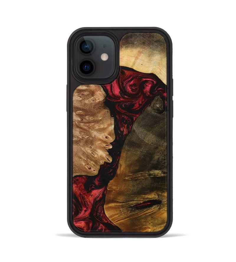 iPhone 12 Wood+Resin Phone Case - Eloise (Mosaic, 704052)