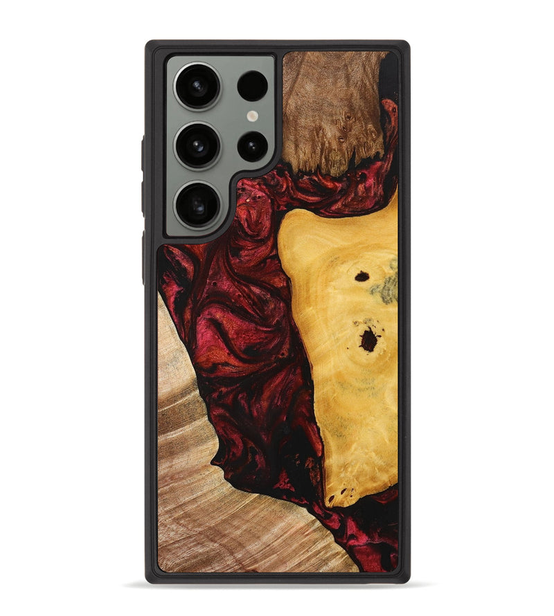 Galaxy S23 Ultra Wood+Resin Phone Case - Brittany (Mosaic, 704065)