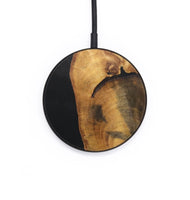 Circle Wood+Resin Wireless Charger - Magnolia (Pure Black, 704172)