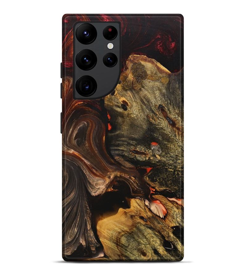 Galaxy S22 Ultra Wood+Resin Live Edge Phone Case - Roderick (Ombre, 704234)