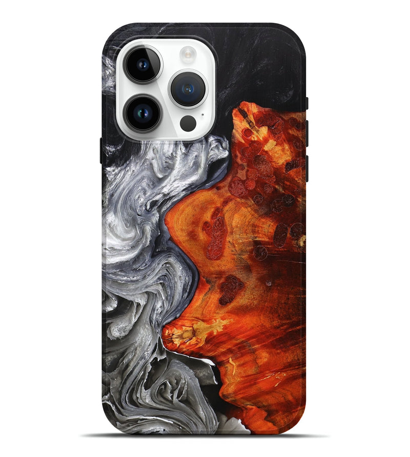 iPhone 15 Pro Max Wood+Resin Live Edge Phone Case - Orlando (Ombre, 704247)