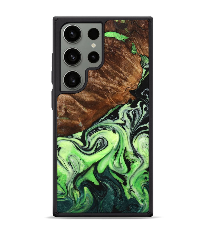 Galaxy S24 Ultra Wood+Resin Phone Case - Calvin (Ombre, 704267)