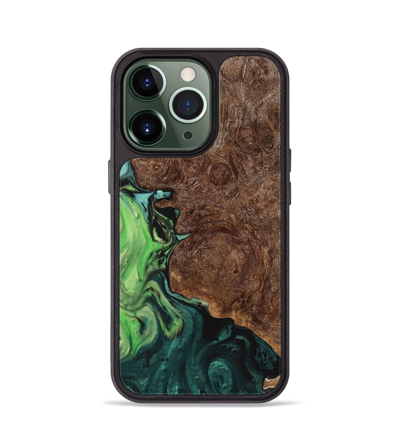 iPhone 13 Pro Wood+Resin Phone Case - Taryn (Ombre, 704276)