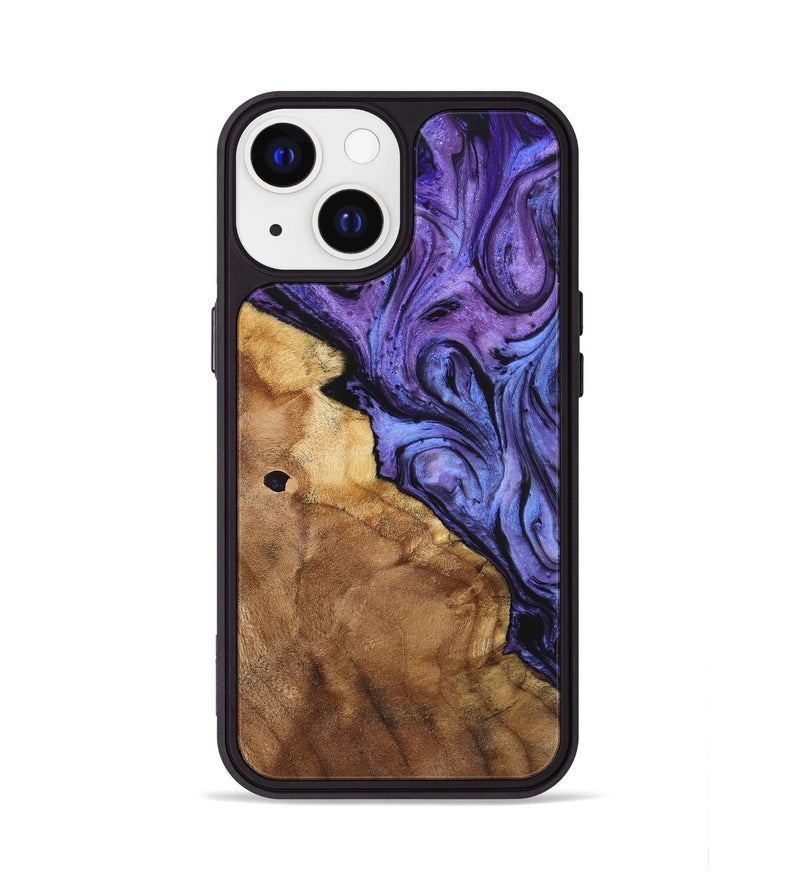 iPhone 13 Wood+Resin Phone Case - Cesar (Ombre, 704281)