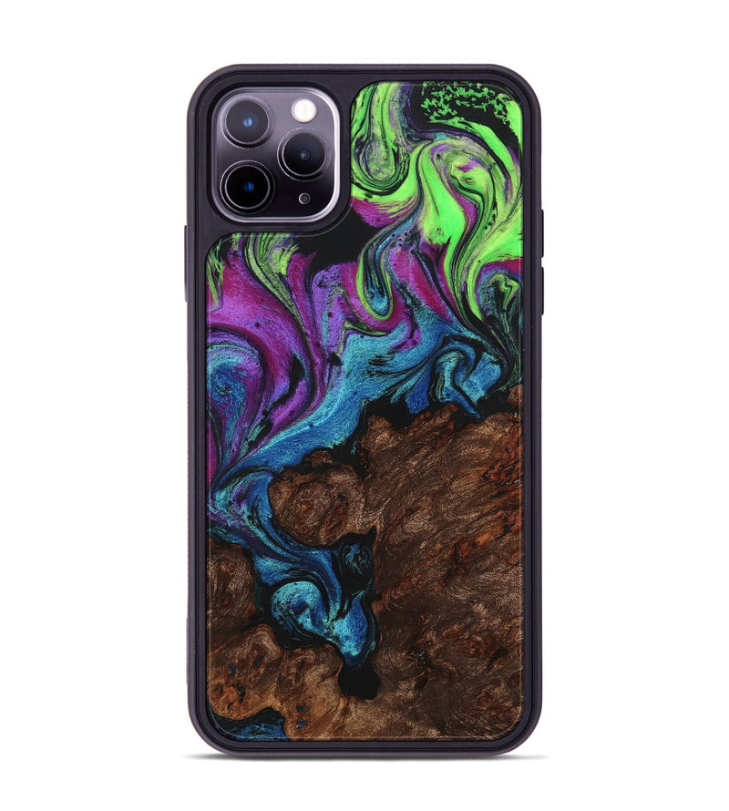 iPhone 11 Pro Max Wood+Resin Phone Case - Muriel (Ombre, 704282)