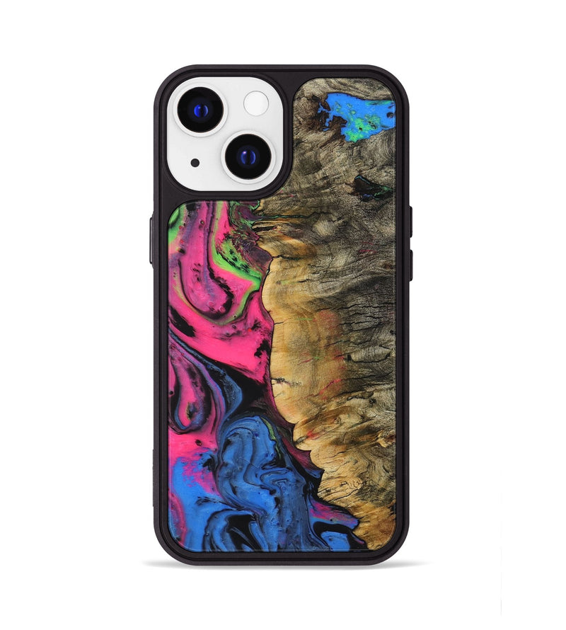 iPhone 13 Wood+Resin Phone Case - Mackenzie (Ombre, 704284)