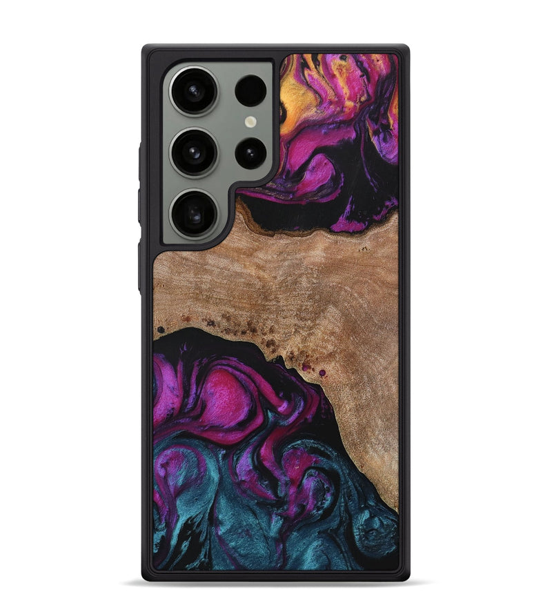 Galaxy S24 Ultra Wood+Resin Phone Case - Mae (Ombre, 704289)