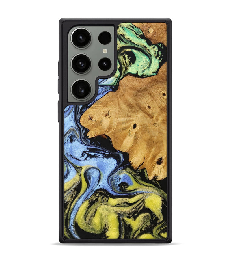 Galaxy S24 Ultra Wood+Resin Phone Case - Brandon (Ombre, 704303)