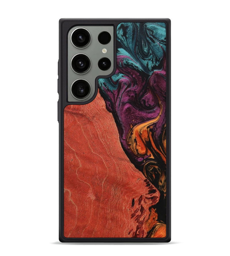 Galaxy S24 Ultra Wood+Resin Phone Case - Darryl (Ombre, 704318)