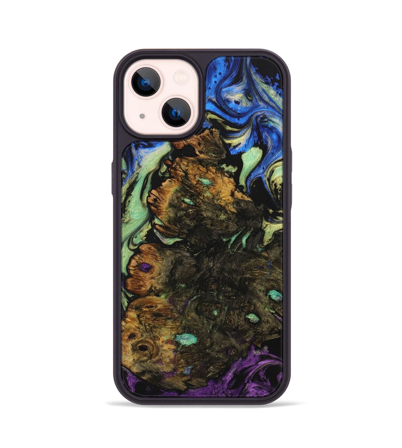 iPhone 14 Wood+Resin Phone Case - Everlee (Ombre, 704323)