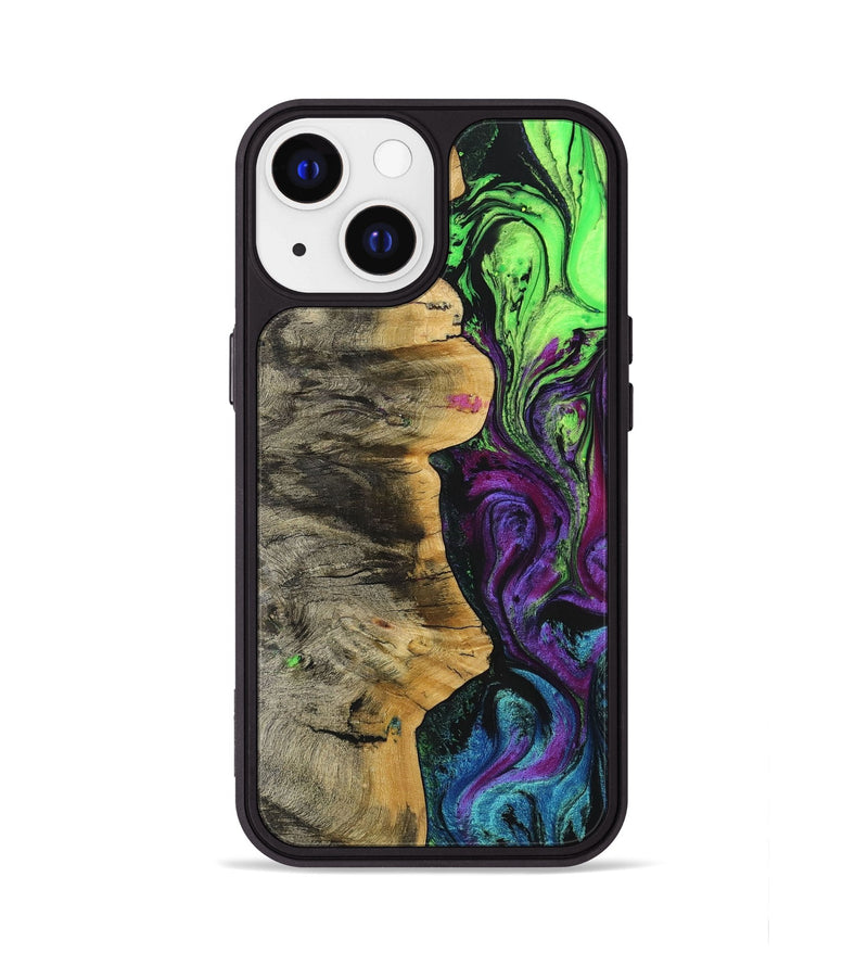 iPhone 13 Wood+Resin Phone Case - Catalina (Ombre, 704339)