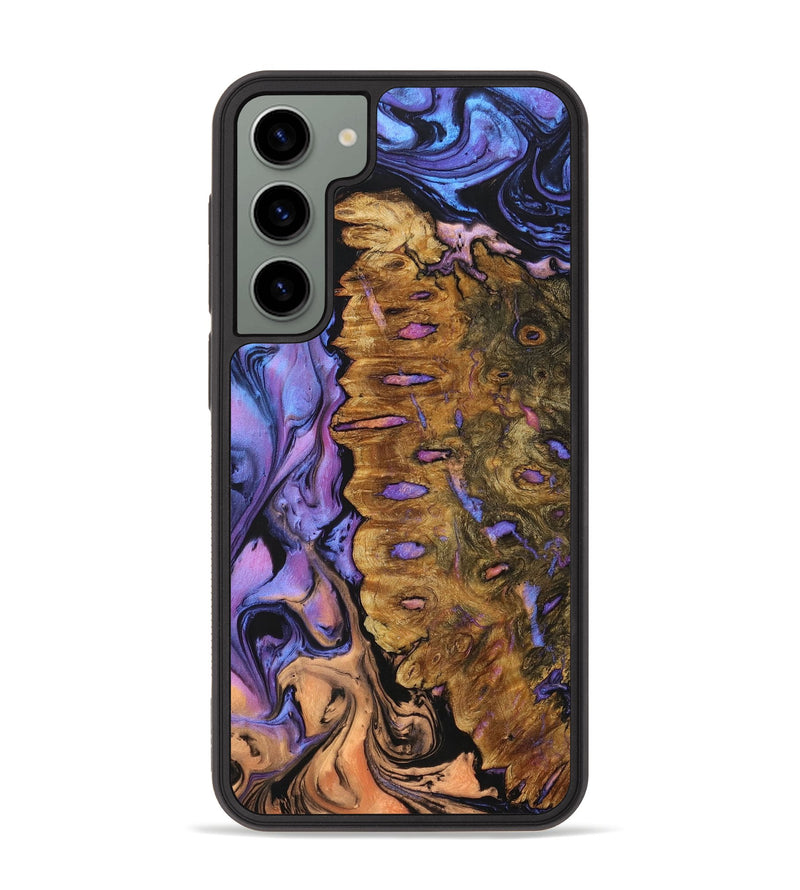 Galaxy S23 Plus Wood+Resin Phone Case - Wendi (Ombre, 704342)