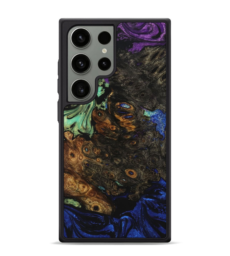 Galaxy S24 Ultra Wood+Resin Phone Case - Nevaeh (Ombre, 704346)