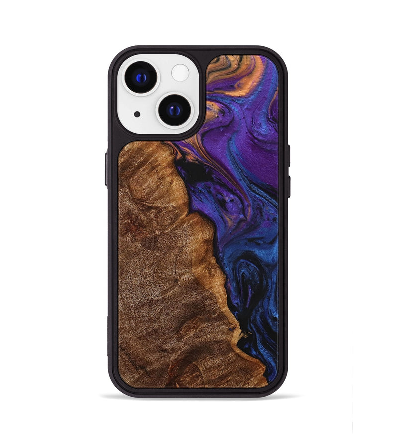 iPhone 13 Wood+Resin Phone Case - Diego (Ombre, 704357)