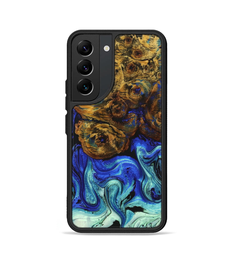 Galaxy S22 Wood+Resin Phone Case - Ryan (Ombre, 704364)