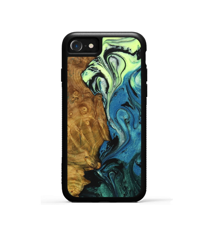 iPhone SE Wood+Resin Phone Case - Romeo (Ombre, 704365)