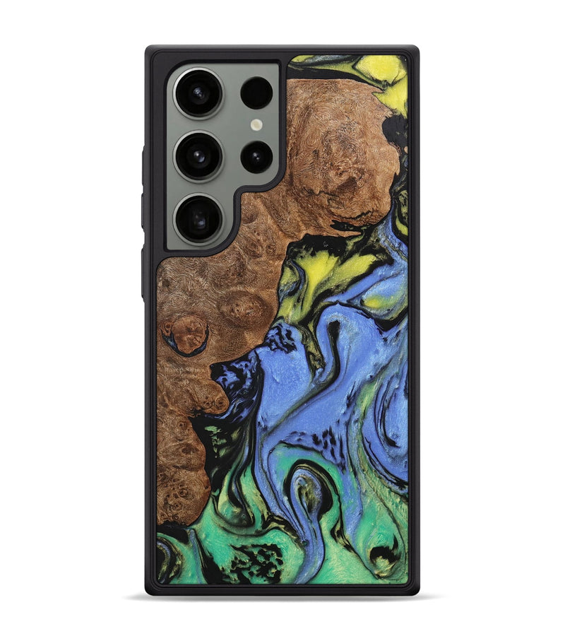 Galaxy S24 Ultra Wood+Resin Phone Case - Alexis (Ombre, 704376)