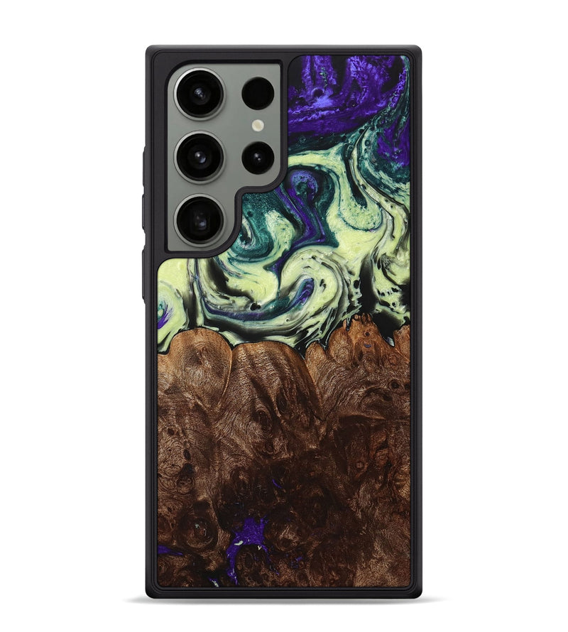 Galaxy S24 Ultra Wood+Resin Phone Case - Sierra (Ombre, 704413)