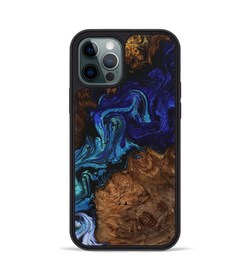 iPhone 12 Pro Wood+Resin Phone Case - Salvador (Ombre, 704420)