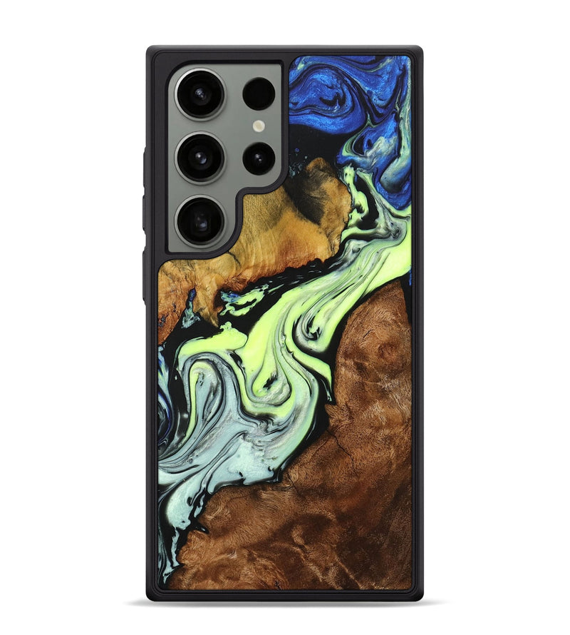 Galaxy S24 Ultra Wood+Resin Phone Case - Kathy (Ombre, 704433)