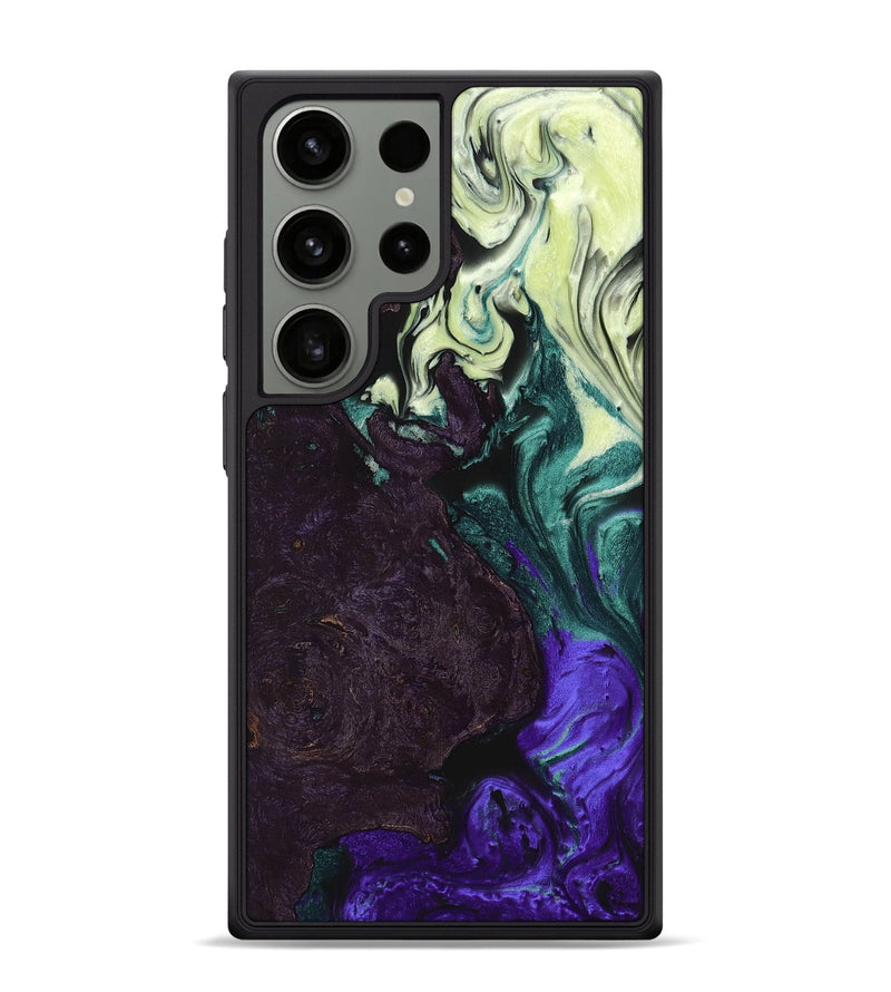 Galaxy S24 Ultra Wood+Resin Phone Case - Amelia (Ombre, 704436)