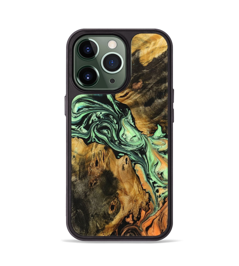 iPhone 13 Pro Wood+Resin Phone Case - Hope (Ombre, 704441)