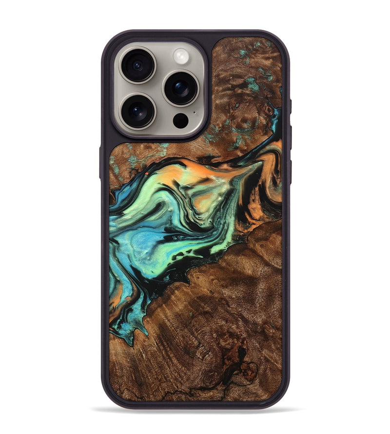 iPhone 15 Pro Max Wood+Resin Phone Case - Jack (Ombre, 704450)