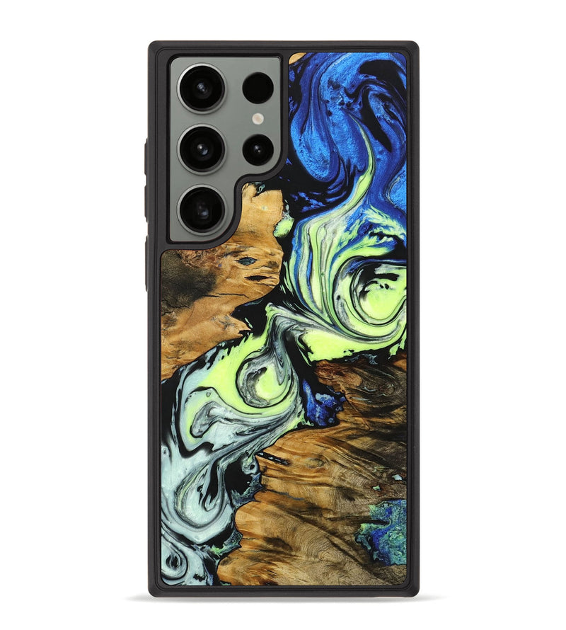 Galaxy S23 Ultra Wood+Resin Phone Case - Clifton (Ombre, 704452)
