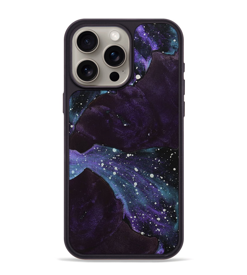 iPhone 15 Pro Max Wood+Resin Phone Case - Lucy (Cosmos, 704787)