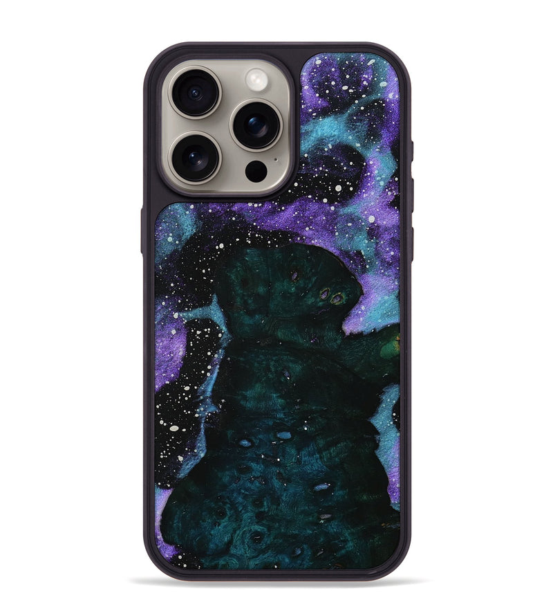 iPhone 15 Pro Max Wood+Resin Phone Case - Trey (Cosmos, 704795)