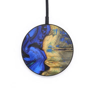 Circle Wood+Resin Wireless Charger - Darren (Blue, 704816)