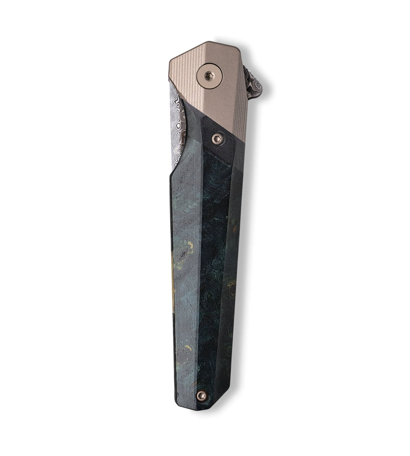 Live Edge  Pocket Knife - Horace (Wood Burl, 705040)