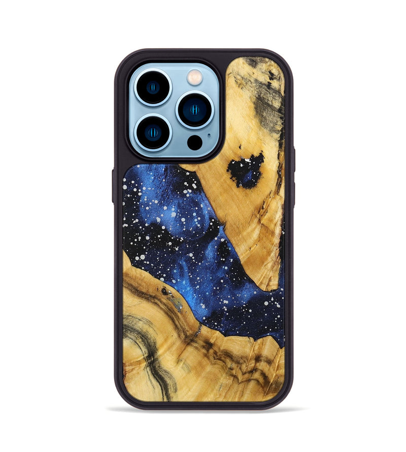 iPhone 14 Pro Wood+Resin Phone Case - Nasir (Cosmos, 705290)