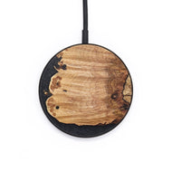Circle Wood+Resin Wireless Charger - Ross (Pure Black, 705393)