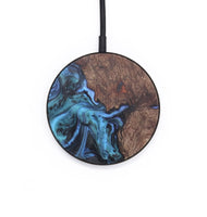 Circle Wood+Resin Wireless Charger - Chloe (Blue, 705411)