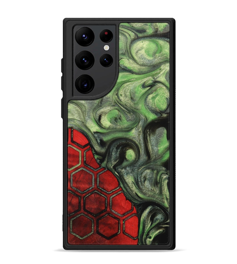 Galaxy S22 Ultra Wood+Resin Phone Case - Tyson (Pattern, 705467)