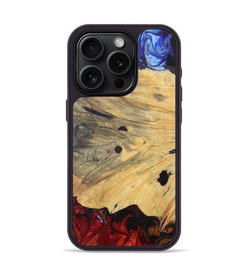 iPhone 15 Pro Wood+Resin Phone Case - Abraham (Ombre, 706242)