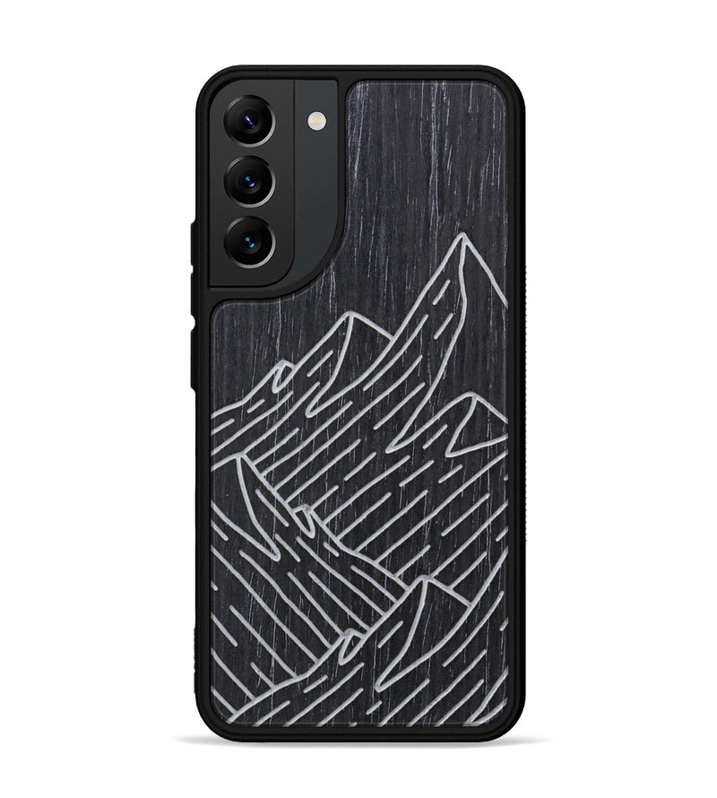 Galaxy S22 Plus Wood Phone Case - Mountain - Ebony (Curated)