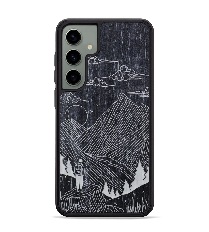 Galaxy S24 Plus Wood Phone Case - Roaming - Ebony (Curated)