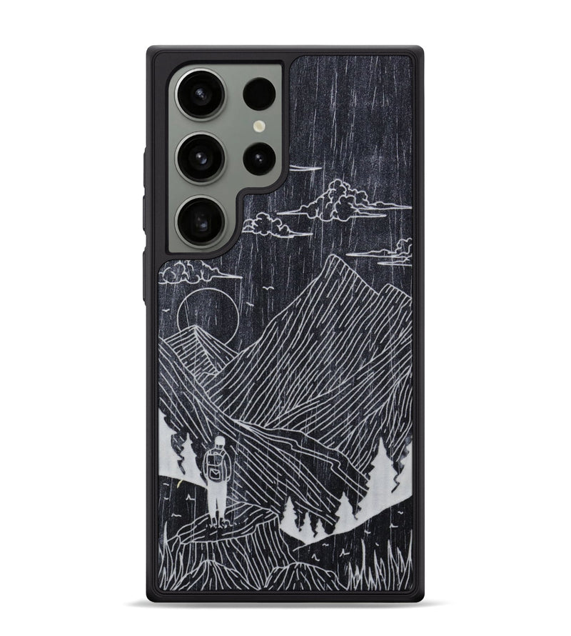 Galaxy S24 Ultra Wood Phone Case - Roaming - Ebony (Curated)