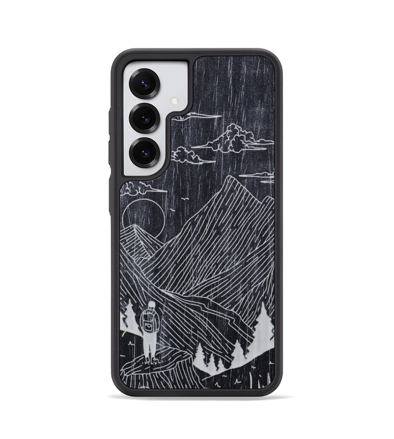Galaxy S25 Wood Phone Case - Roaming - Ebony (Curated)